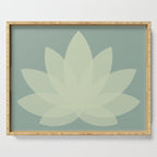 Lotus Flower Minimalism XIV Serving Tray Gallery Image 1