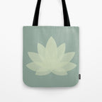 Lotus Flower Minimalism XIV Tote Bag Gallery Image 1