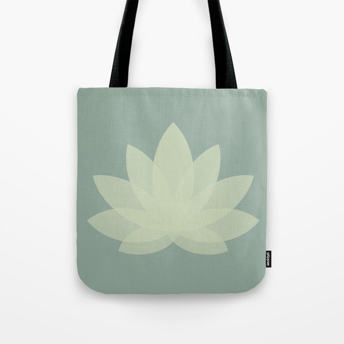 Lotus Flower Minimalism XIV Tote Bag Gallery Image 1