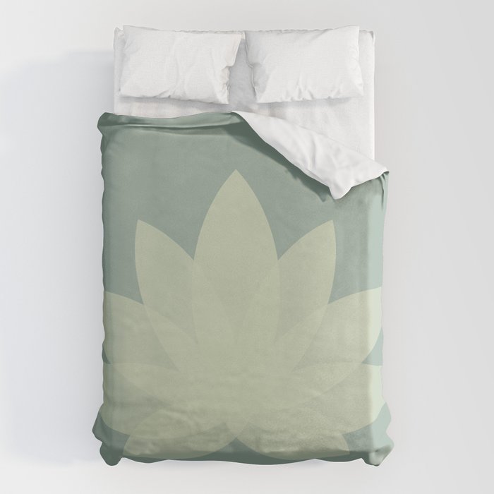 Lotus Flower Minimalism XIV Duvet Cover Gallery Image 1