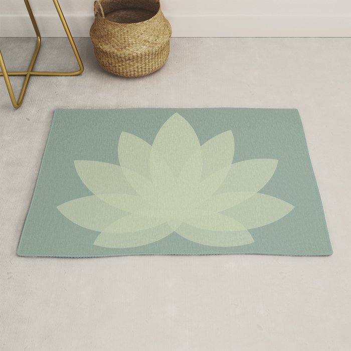 Lotus Flower Minimalism XIV Rug Gallery Image 1
