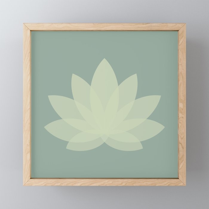 Lotus Flower Minimalism XIV Mini Art Print Gallery Image 1