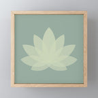 Lotus Flower Minimalism XIV Mini Art Print Gallery Image 1