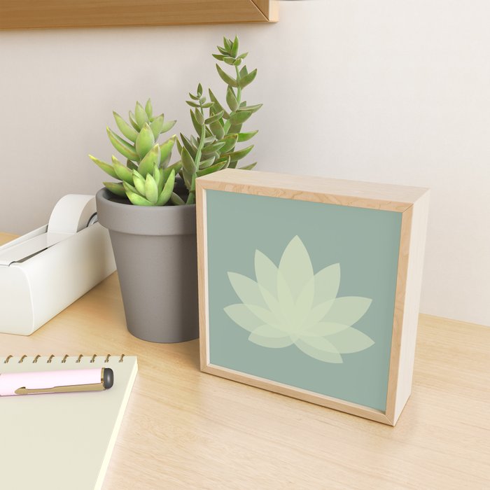 Lotus Flower Minimalism XIV Mini Art Print Gallery Image 2