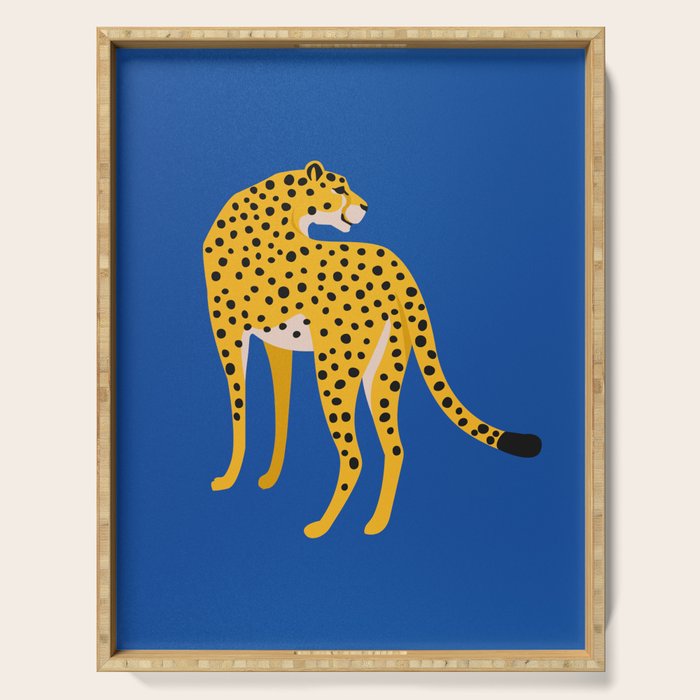 The Stare 2: Golden Cheetah Edition Serving Tray Gallery Image 1