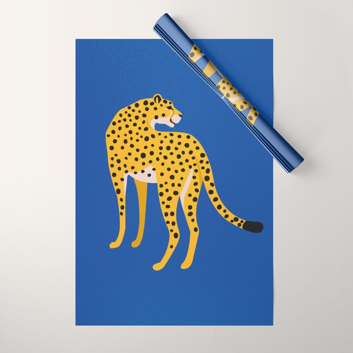 The Stare 2: Golden Cheetah Edition Wrapping Paper Gallery Image 1