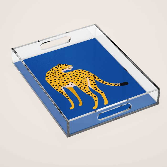 The Stare 2: Golden Cheetah Edition Acrylic Tray Gallery Image 1