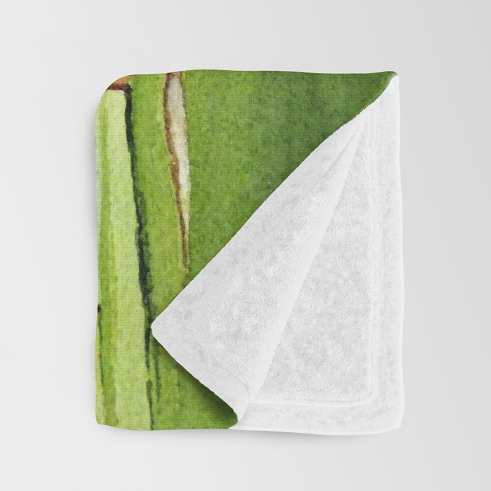 Pebble Beach Golf Course 18th Hole Throw Blanket Gallery Image 3