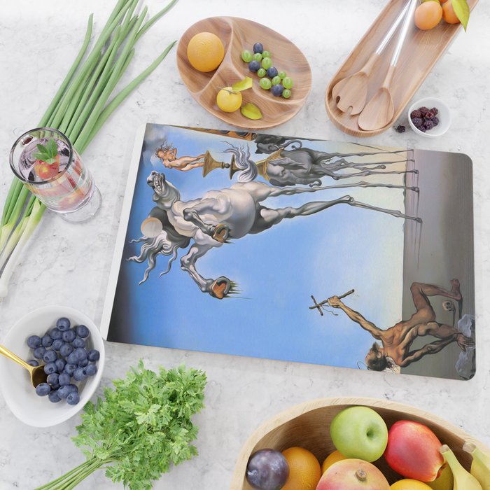 Salvador Dali The Temptation of St. Anthony 1946 Artwork for Wall Art, Prints, Posters, Tshirts, Men, Women, Kids Cutting Board Gallery Image 2
