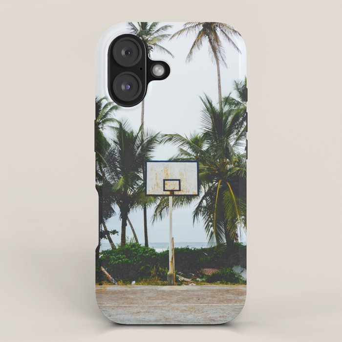 Basketball on Isla Bastimento, Bocas del Toro, Panama iPhone Case Gallery Image 1