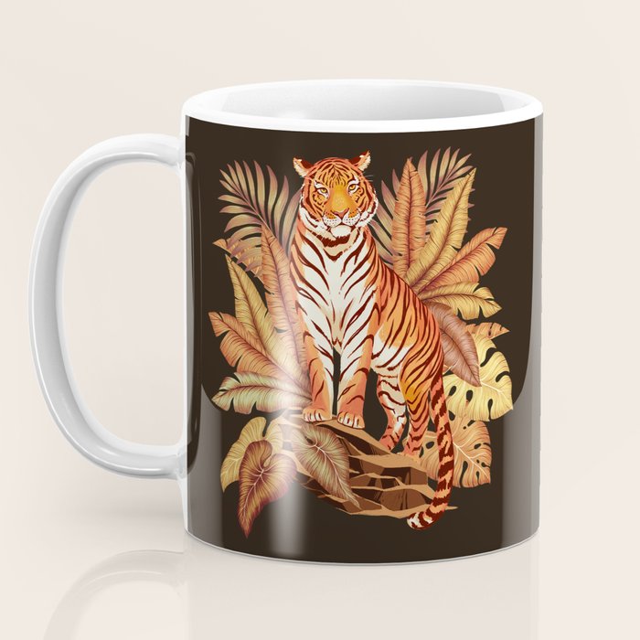 Autumn Jungle Tiger Coffee Mug Gallery Image 3