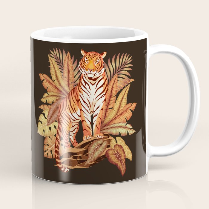 Autumn Jungle Tiger Coffee Mug Gallery Image 1