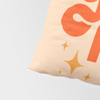 Yee Haw - Orange on Cream Pillow Sham Gallery Image 4