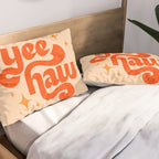 Yee Haw - Orange on Cream Pillow Sham Gallery Image 2