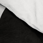 Bold Black White Botanical Leaf Silhouettes Comforter Gallery Image 4