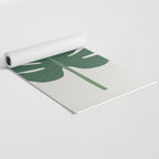 Cat and Plant 24: Meowstera Leaf Yoga Mat Gallery Image 2