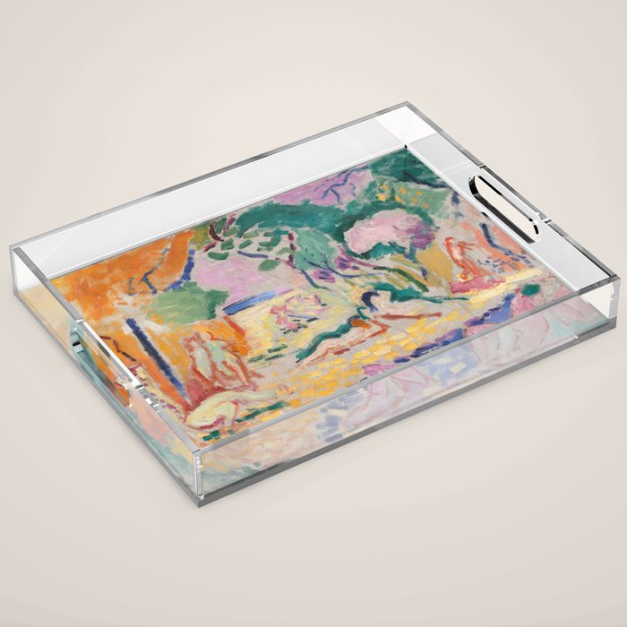 The Joy of Life (sketch) by Henri Matisse Acrylic Tray Gallery Image 1