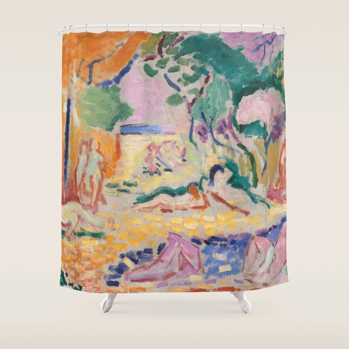The Joy of Life (sketch) by Henri Matisse Shower Curtain Gallery Image 1