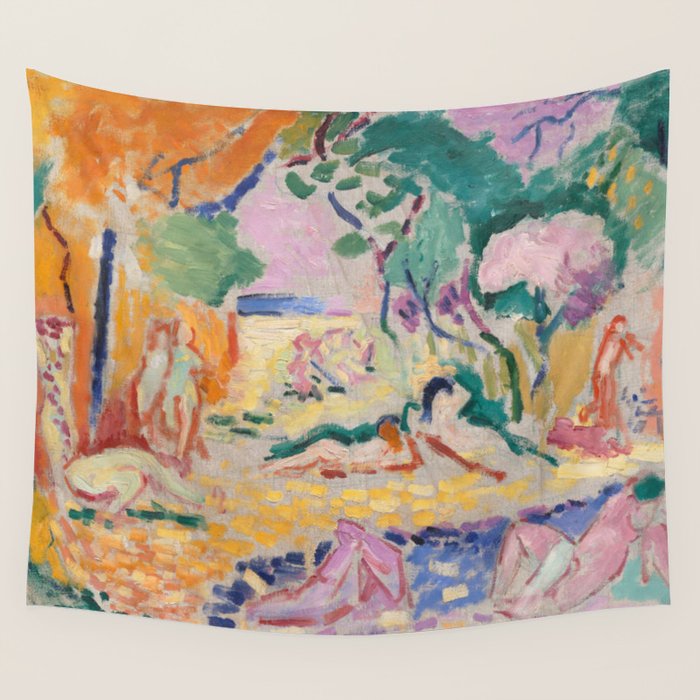 The Joy of Life (sketch) by Henri Matisse Wall Tapestry Gallery Image 1