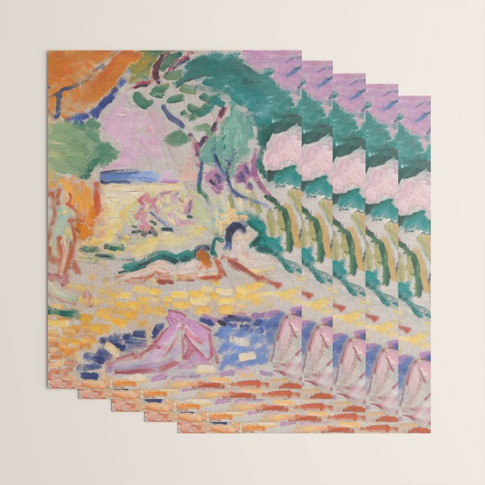 The Joy of Life (sketch) by Henri Matisse Wrapping Paper Gallery Image 3