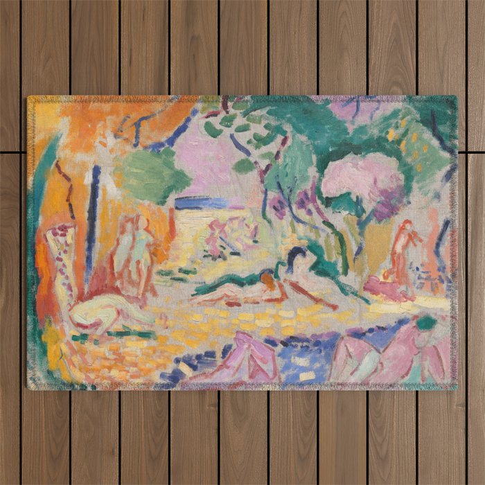 The Joy of Life (sketch) by Henri Matisse Outdoor Rug Gallery Image 1