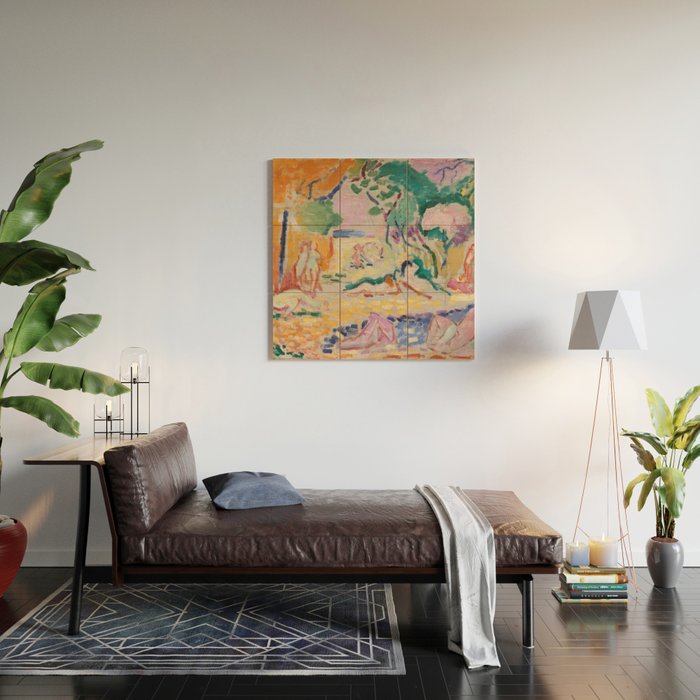 The Joy of Life (sketch) by Henri Matisse Wood Wall Art Gallery Image 2