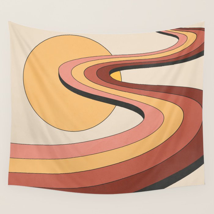 Geometric Abstraction 59 Wall Tapestry Gallery Image 1