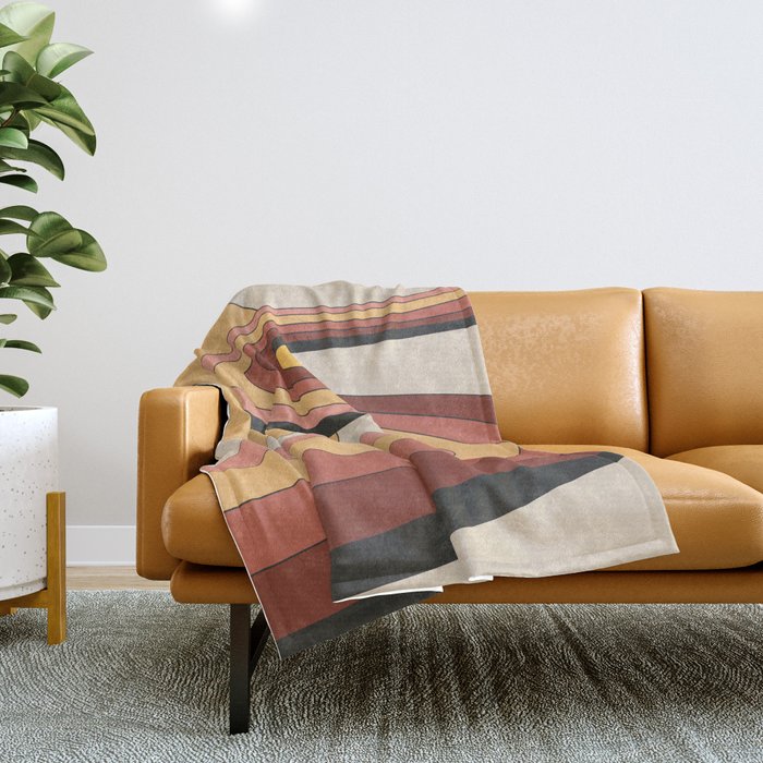 Geometric Abstraction 59 Throw Blanket Gallery Image 1