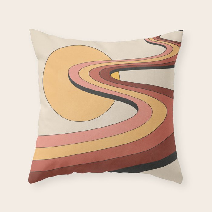 Geometric Abstraction 59 Throw Pillow Gallery Image 1