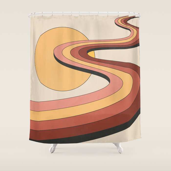 Geometric Abstraction 59 Shower Curtain Gallery Image 1