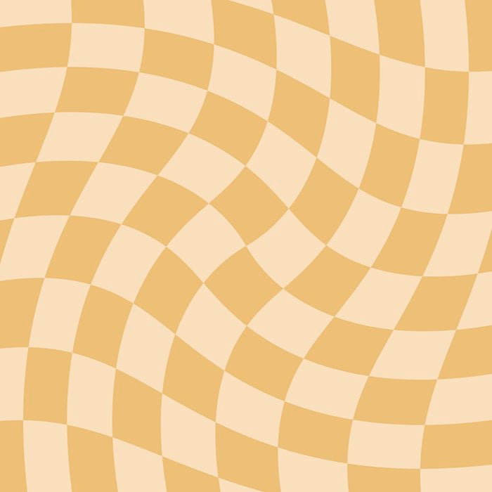 Check III - Mustard Twist â Checkerboard Print Coffee Mug Gallery Image 2