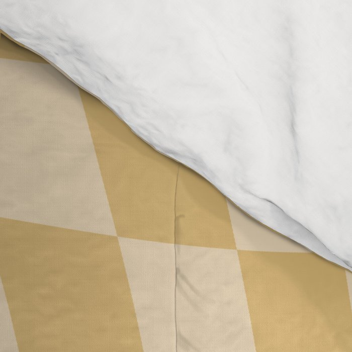 Check III - Mustard Twist â Checkerboard Print Comforter Gallery Image 4