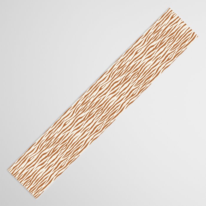 Tiger Stripes In Neutral Table Runner Gallery Image 3