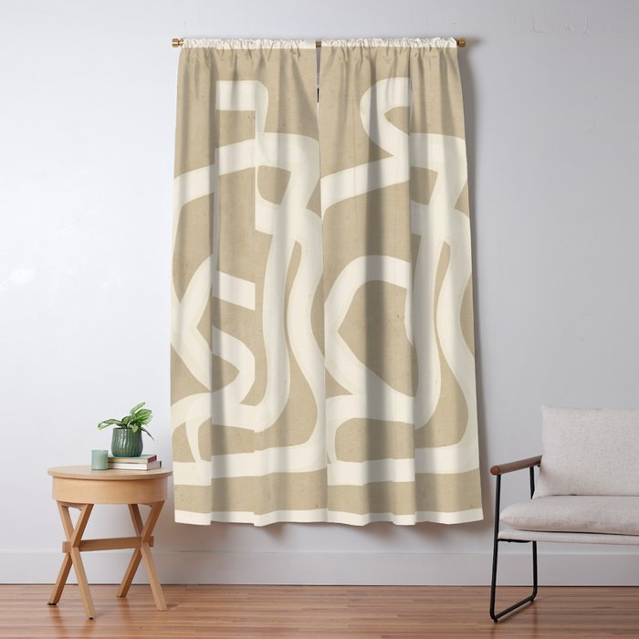 Abstract Lines 23 Window Curtain Gallery Image 1