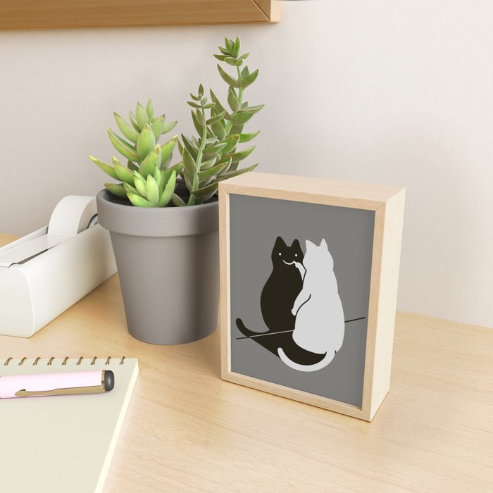 Be Pawsitive Mini Art Print Gallery Image 2