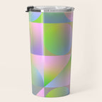 summer pastel gradient shapes Travel Mug Gallery Image 3
