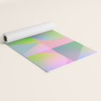 summer pastel gradient shapes Yoga Mat Gallery Image 2