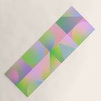 summer pastel gradient shapes Yoga Mat Gallery Image 1
