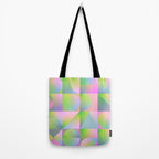 summer pastel gradient shapes Tote Bag Gallery Image 2