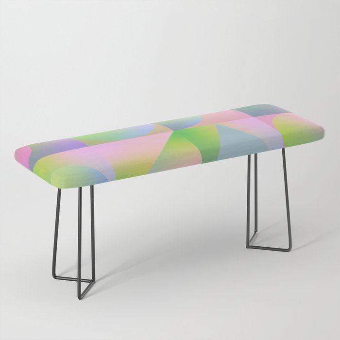 summer pastel gradient shapes Bench Gallery Image 1