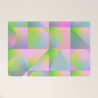 summer pastel gradient shapes Welcome Mat Gallery Image 1
