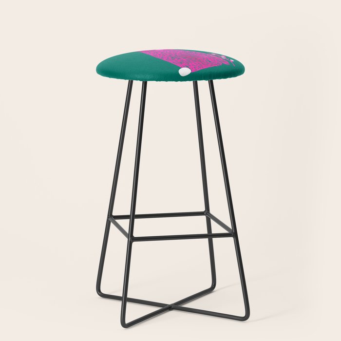 Pink Rabbit Stool Gallery Image 1