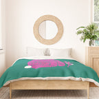 Pink Rabbit Duvet Cover Gallery Image 3