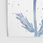 4 indigo abstract dandelion 2 Poster Gallery Image 3