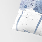 4 indigo abstract dandelion 2 Pillow Sham Gallery Image 4