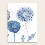 4 indigo abstract dandelion 2 Notebook Gallery Image 4