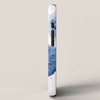 4 indigo abstract dandelion 2 iPhone Case Gallery Image 2