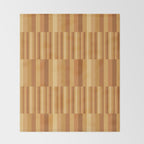 Mixed Stripes Pattern XII Orange Tones Throw Blanket Gallery Image 2