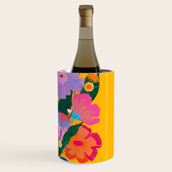 flower bouquet Pink Tangerine Wine Chiller Gallery Image 3