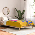 flower bouquet Pink Tangerine Comforter Gallery Image 2